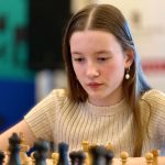 Lily Schirmbeck beim internationalen Schachfestival Prag 2026. Das "Prague International Chess Festival 2026" fand vom 25. Februar bis zum 6. März 2026 statt. Foto: Markus Schirmbeck